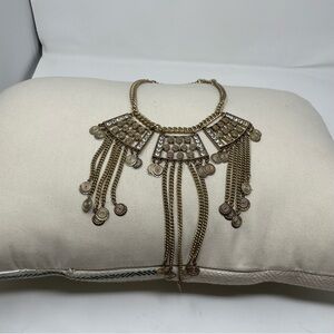 Source Unknown Gold Statement Necklace